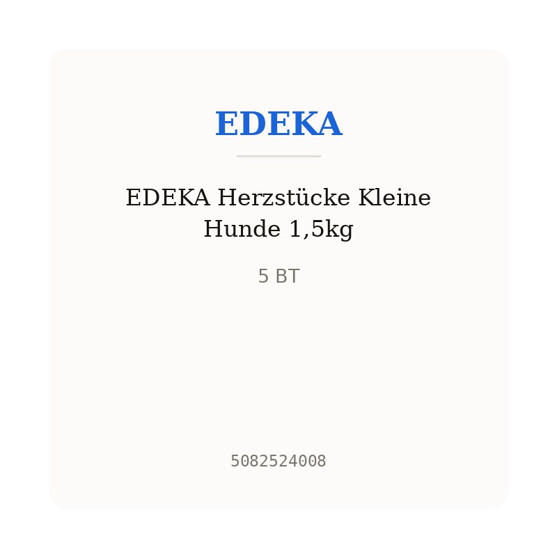 EDEKA Herzstücke Kleine Hunde 1,5kg