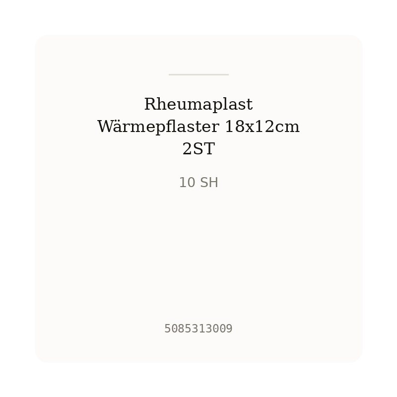 Rheumaplast Wärmepflaster 18x12cm 2ST
