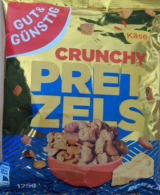 GUT&GÜNSTIG Crunchy Pretzel Cheddar Cheese 125g
