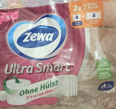 Zewa Ultra Smart Toilettenpapier weiß 4-lagig 4x280BL
