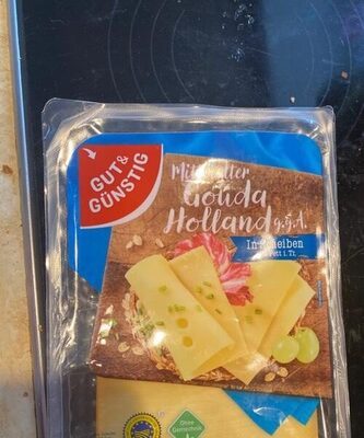 GUT&GÜNSTIG Gouda Holland mittelalt Scheiben 48% 300g VLOG