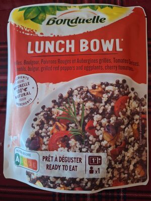 Bonduelle Lunch Bowl Linsen+Bulgur+gegrillte rote Paprika+Auberginen+Kirschtomaten 250g