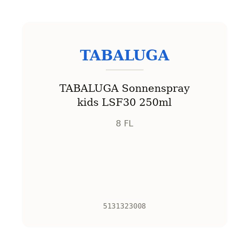 TABALUGA Sonnenspray kids LSF30 250ml