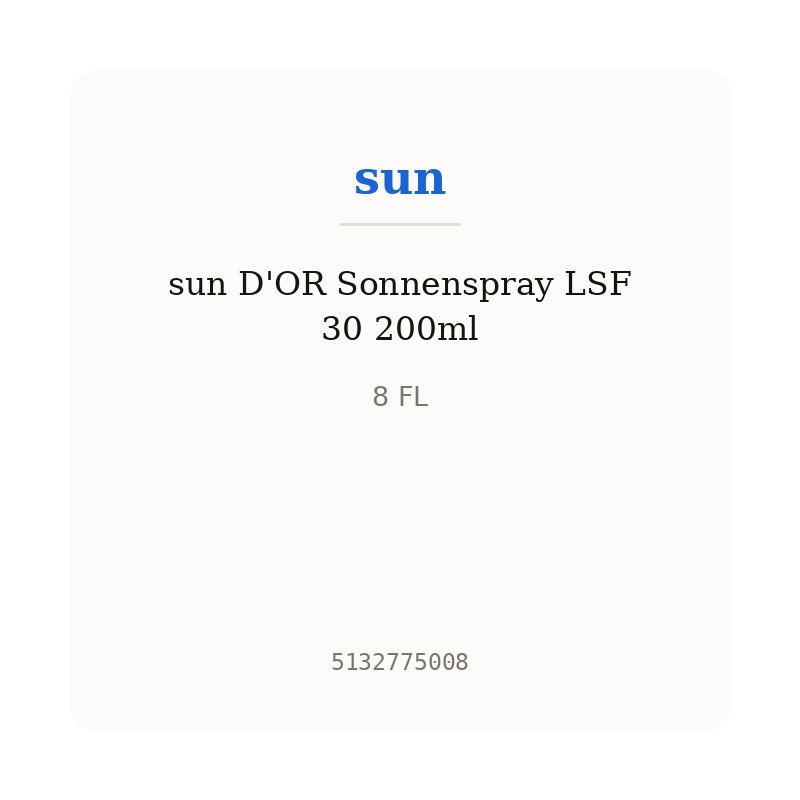 sun D'OR Sonnenspray LSF 30 200ml