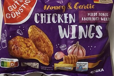 GUT&GÜNSTIG Chicken Wings Honey&Garlic vorgegart 750g VLOG QS ITW