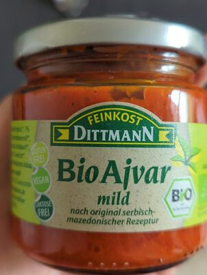 Bio Feinkost Dittmann Ajvar mild 182ml