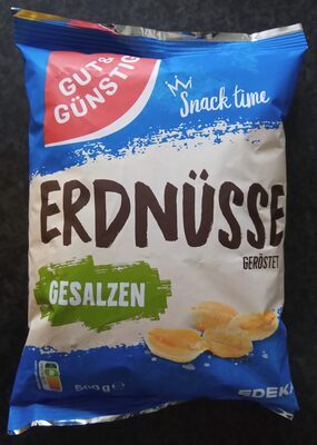 GUT&GÜNSTIG Erdnusskerne geröstet&gesalzen 500g