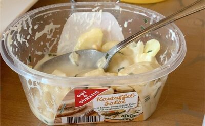GUT&GÜNSTIG Kartoffelsalat mit Sahne, Ei und eingelegten Gurken 400g