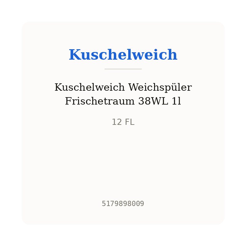 Kuschelweich Weichspüler Frischetraum 38WL 1l