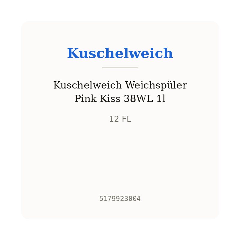 Kuschelweich Weichspüler Pink Kiss 38WL 1l