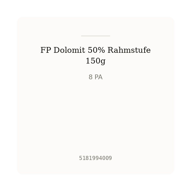 FP Dolomit 50% Rahmstufe 150g