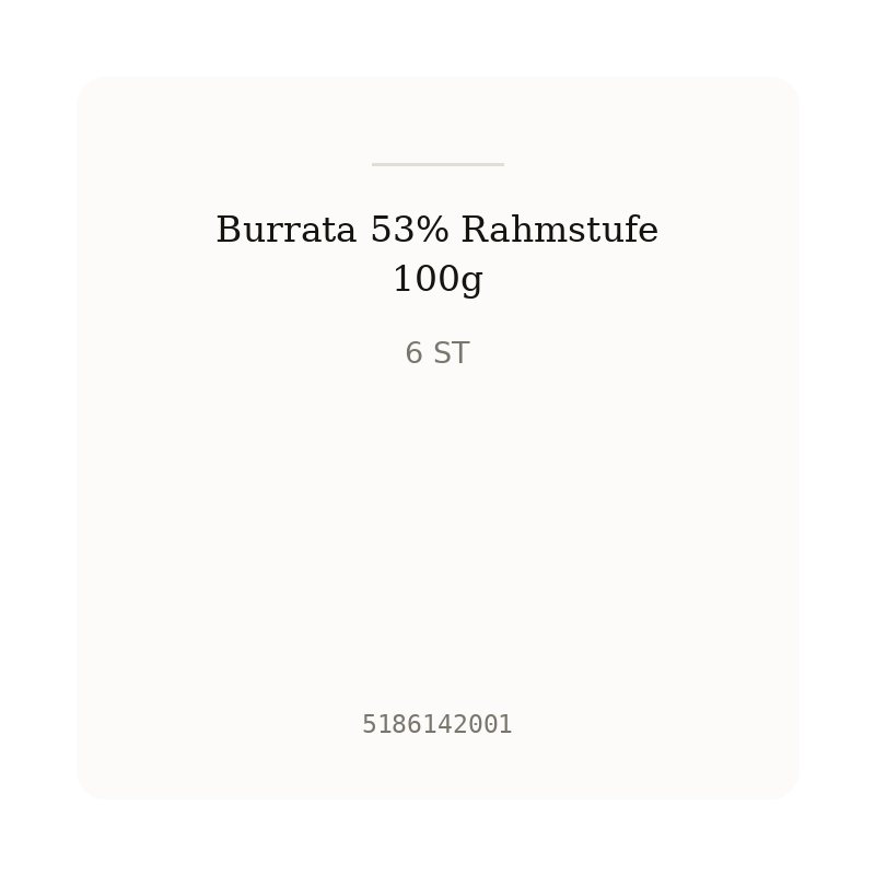 Burrata 53% Rahmstufe 100g