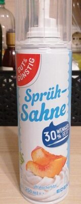 GUT&GÜNSTIG Sprühsahne 20% 250ml VLOG