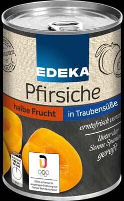 EDEKA Pfirsiche halbe Frucht in Traubensüße 415g