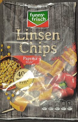Funny-frisch Linsen Chips Paprika 90g