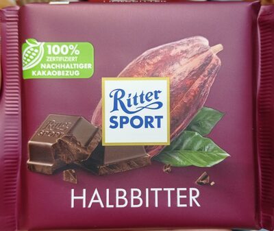 Ritter Sport Halbbitter Tafel 100g
