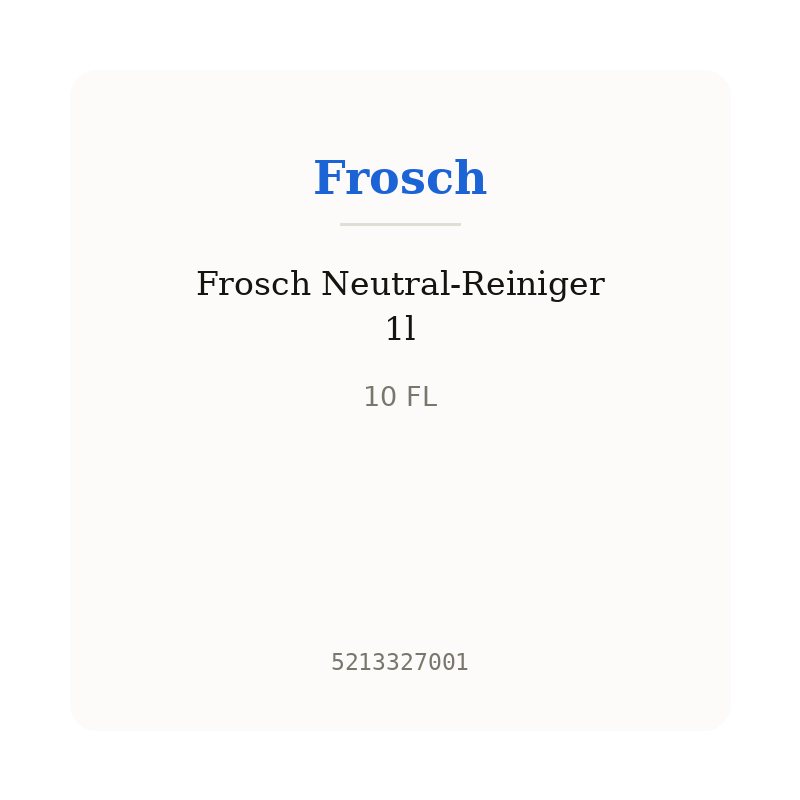 Frosch Neutral-Reiniger 1l