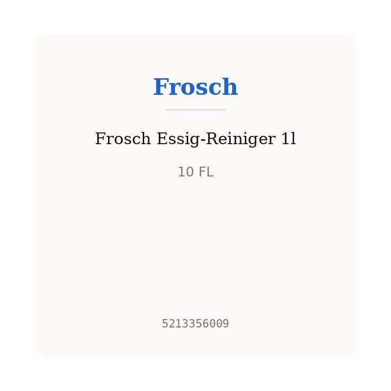 Frosch Essig-Reiniger 1l