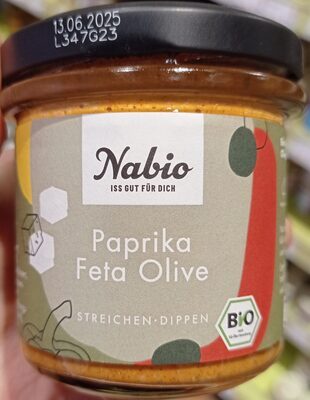 Bio Nabio Paprika Feta Olive Aufstrich 135g