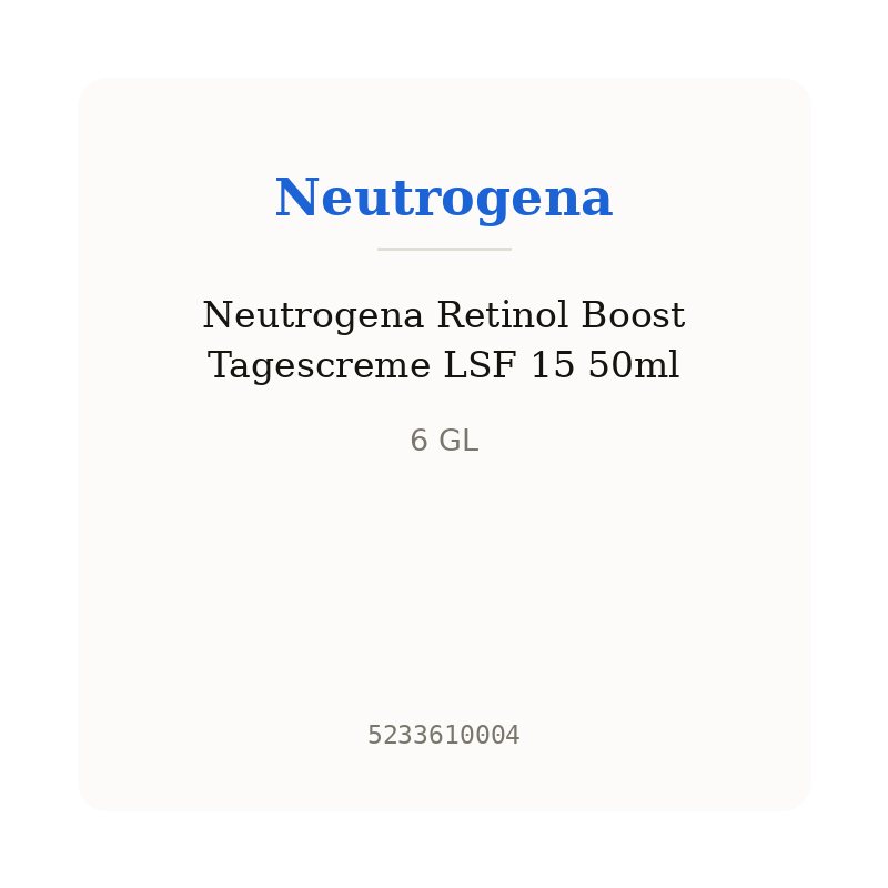 Neutrogena Retinol Boost Tagescreme LSF 15 50ml