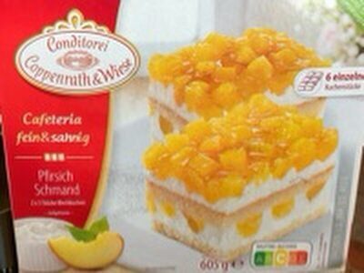 Coppenrath&Wiese Cafeteria fein&sahnig Pfirsich-Schmand-Blechkuchen 605g