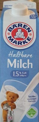 Bärenmarke Die haltbare Milch fettarm 1,5% 1l