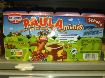 Dr.Oetker Paula Mini Schoko mit Vanille 8x50g
