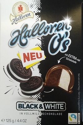 Halloren O's black&white 125g