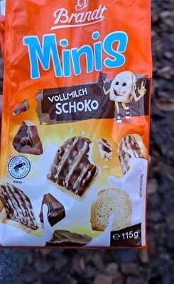 Brandt Minis Schoko Vollmilch 115g