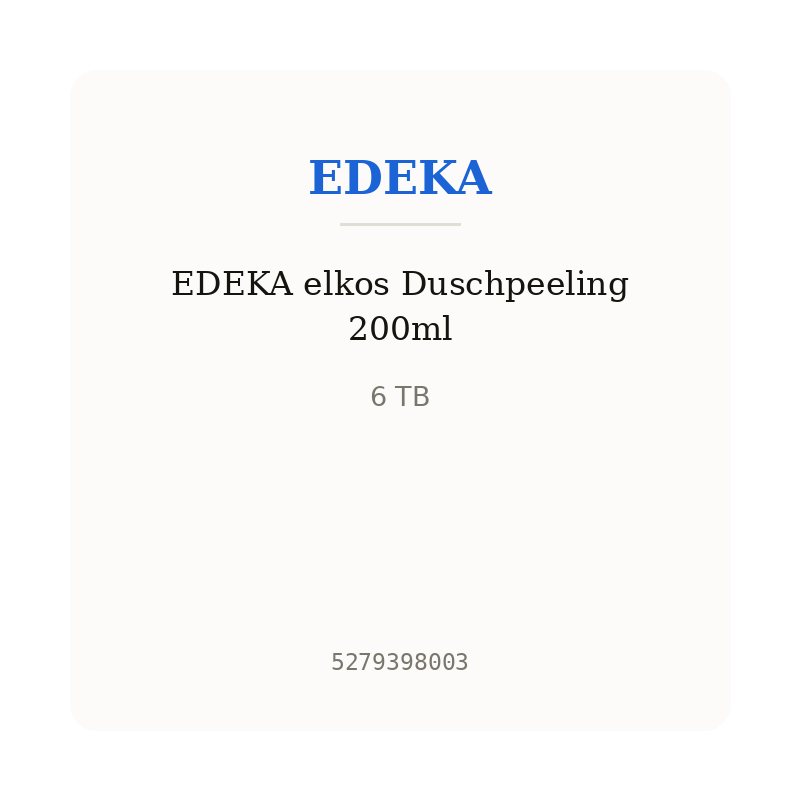 EDEKA elkos Duschpeeling 200ml