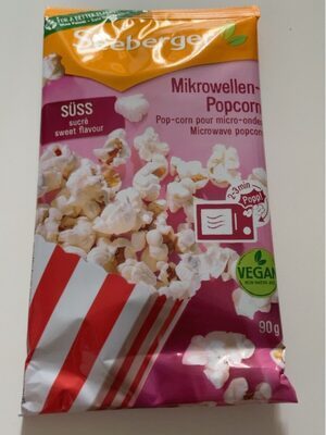 Seeberger Mikrowellen-Popcorn süß 90g