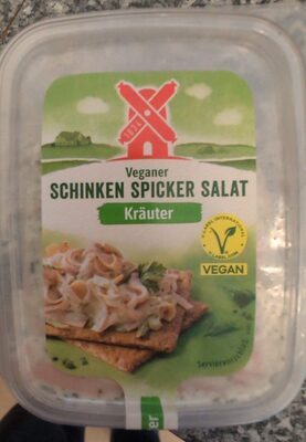 Rügenwalder veganer Schinken Spicker Salat Kräuter 150g