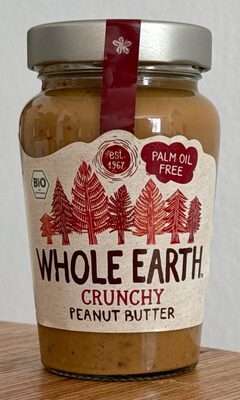 Bio Whole Earth Peanut Butter crunchy 340g