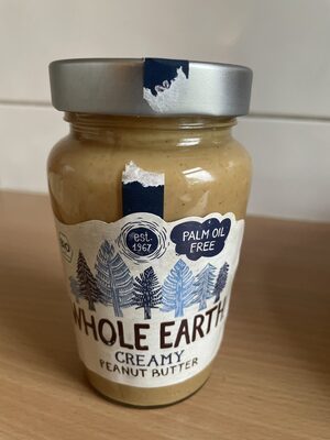 Bio Whole Earth Peanut Butter creamy 340g