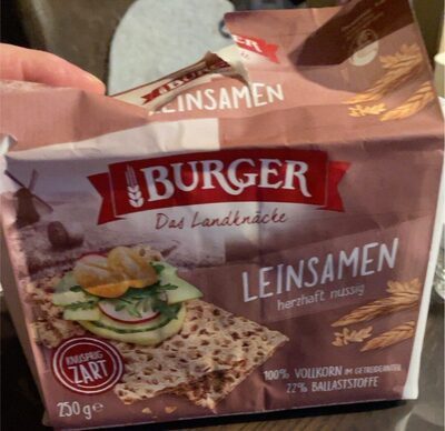 Burger Leinsamen Knäckebrot 250g