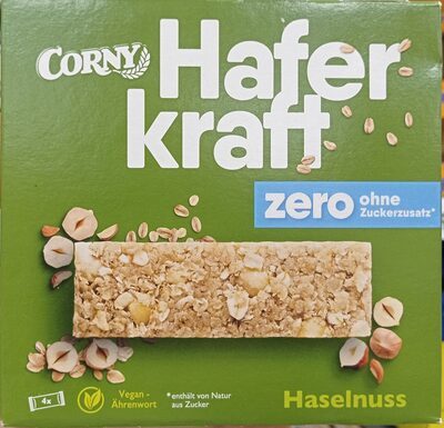 Corny Haferkraft Zero Haselnuss 4x35g