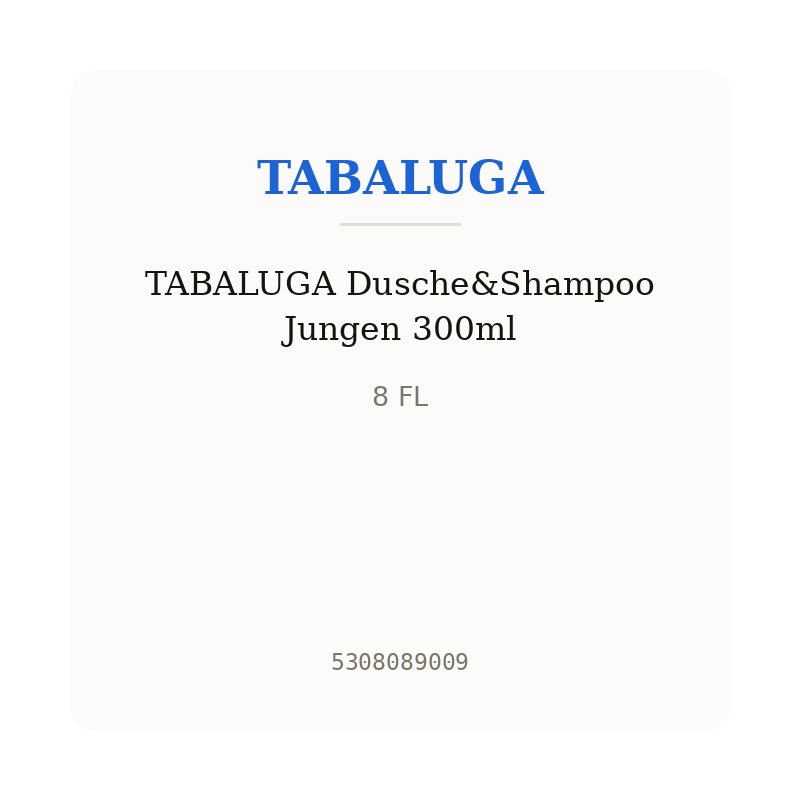 TABALUGA Dusche&Shampoo Jungen 300ml