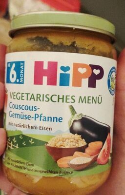 Bio Hipp Menü Couscous-Gemüse-Pfanne ab dem 6.Monat 190g