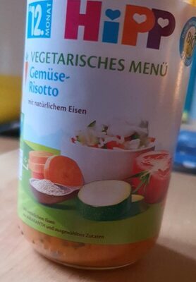 Bio Hipp Menü Gemüse-Risotto ab dem 12.Monat 250g