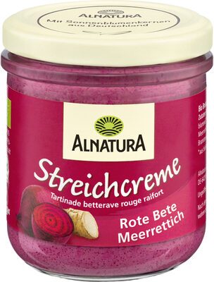 Bio Alnatura Streichcreme Rote Bete Meerrettich 180g