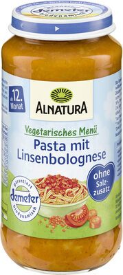 Demeter Alnatura Pasta mit Linsenbolognese ab 12 Monaten 250g