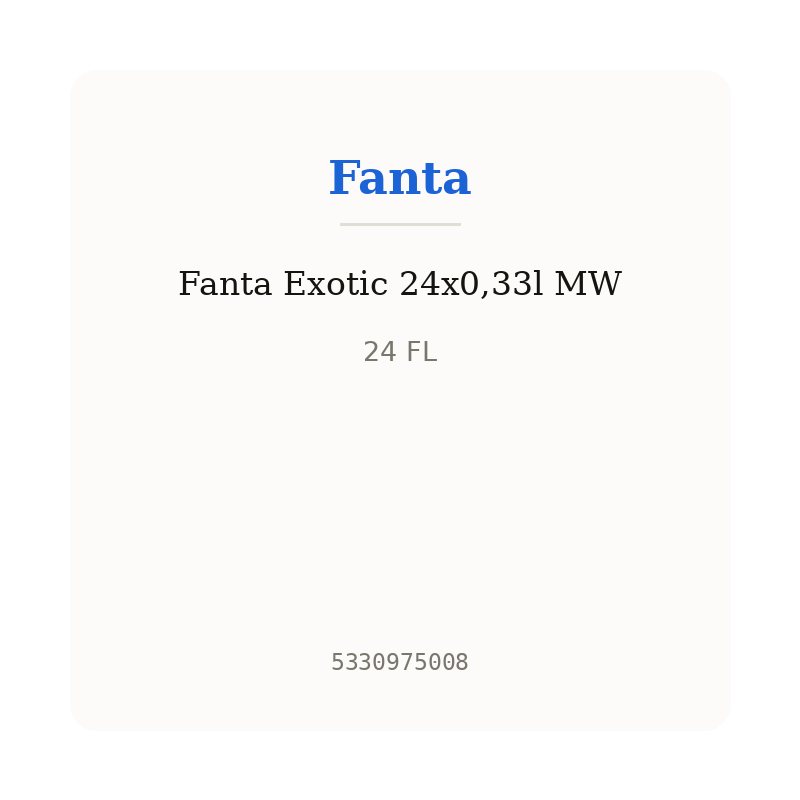 Fanta Exotic 24x0,33l MW
