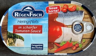 Rügen Fisch Heringsfilets in scharfer Tomaten-Sauce 200g