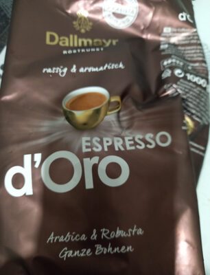 Dallmayr Espresso D'oro ganze Bohnen 1kg