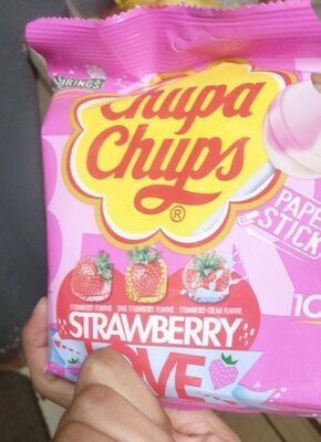 Chupa Chups Strawberry Lovers 10ST 120g