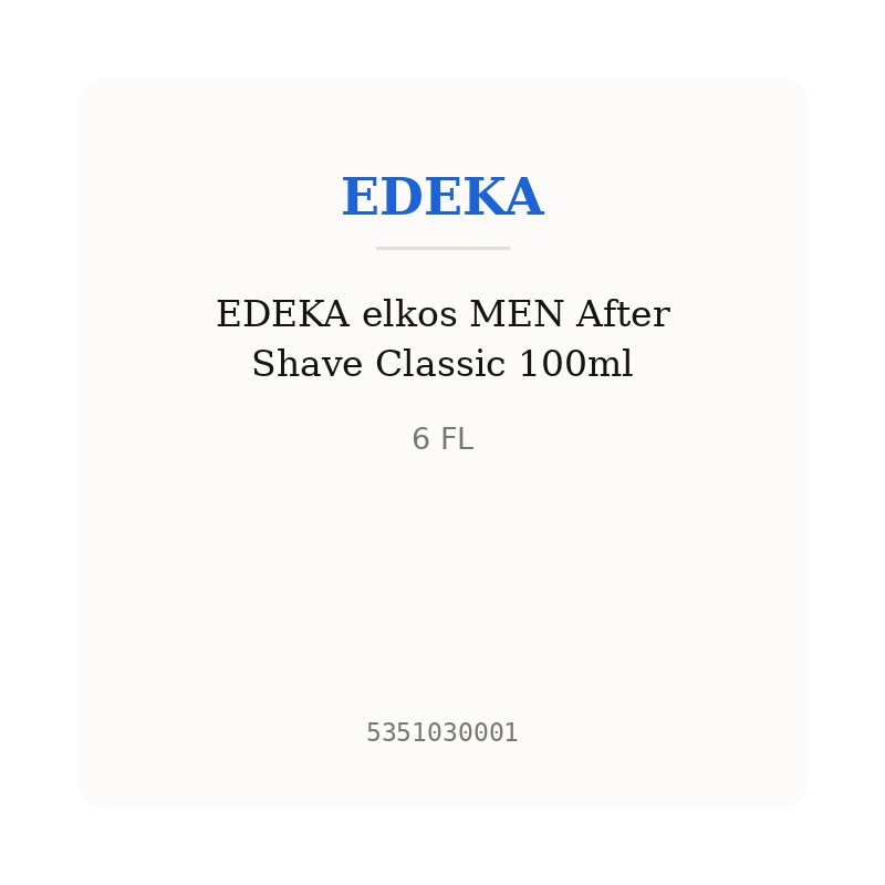EDEKA elkos MEN After Shave Classic 100ml