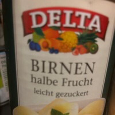 Delta Birnen halbe Frucht leicht gezuckert 820g