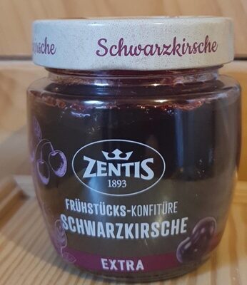 Zentis Frühstücks-Konfitüre Extra Schwarzkirsche 230g