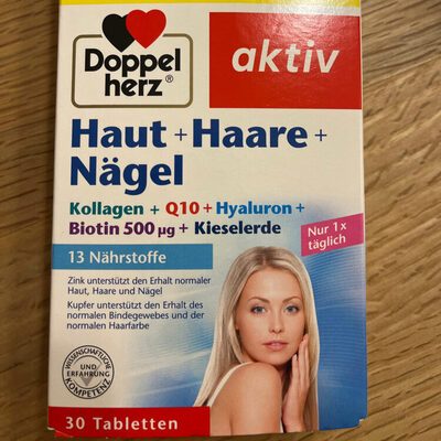 Doppelherz Haut+Haare+Nägel 30Tabletten 19,9g