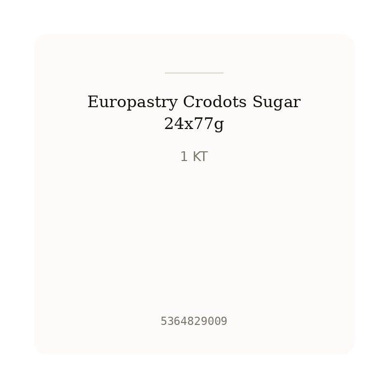 Europastry Crodots Sugar 24x77g